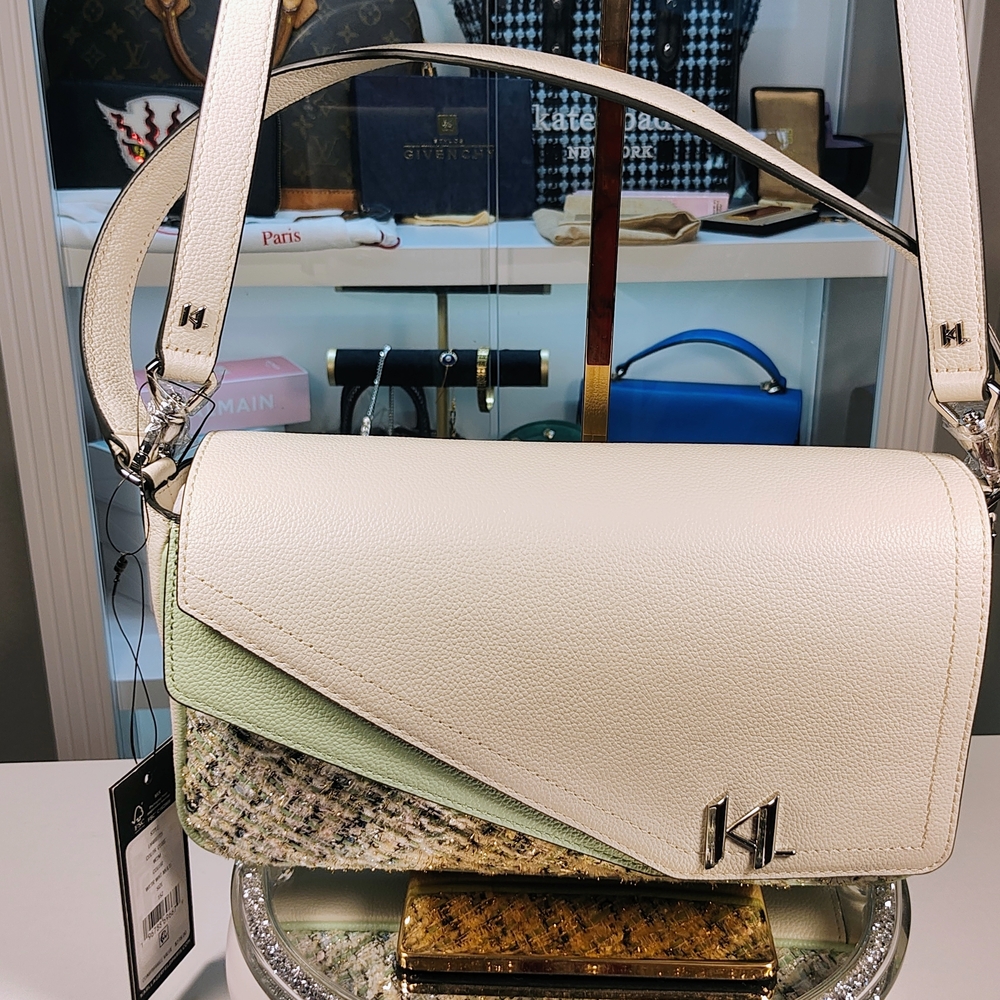 KARL LAGERFELD Tweed Crossbody - Picture 4 of 16